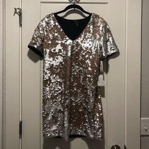 1.STATE Sequined Cocktail Dress
